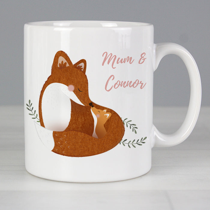 Personalised Mummy and Me Fox Mug - The Gift Cabin UK