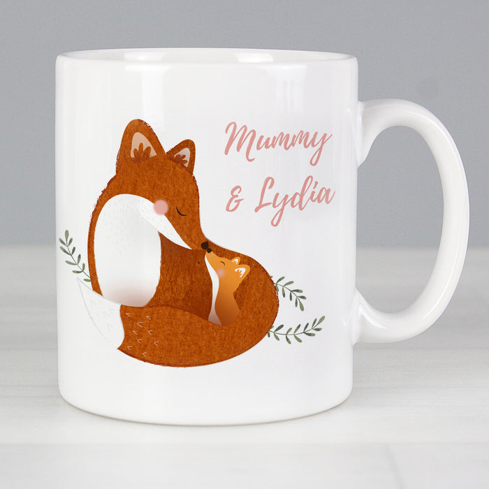 Personalised Mummy and Me Fox Mug - The Gift Cabin UK