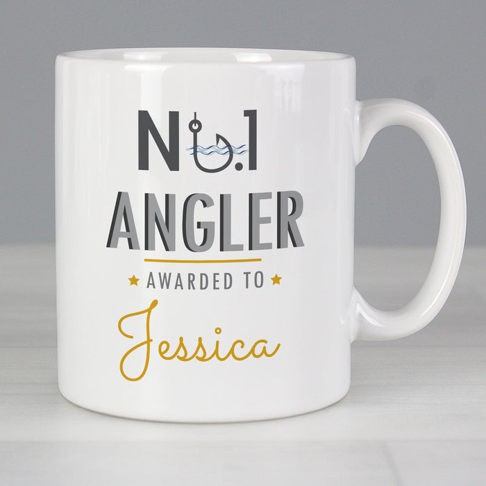 Personalised No.1 Angler Mug - The Gift Cabin UK