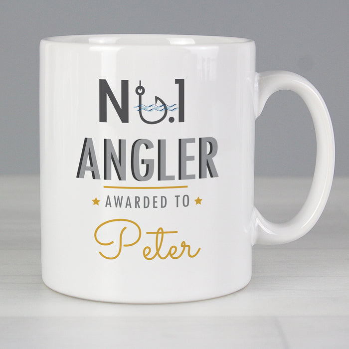 Personalised No.1 Angler Mug - The Gift Cabin UK