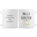 Personalised No.1 Golfer Mug - The Gift Cabin UK