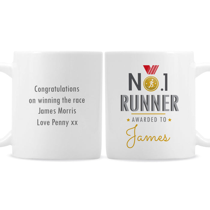 Personalised No.1 Runner Mug - The Gift Cabin UK