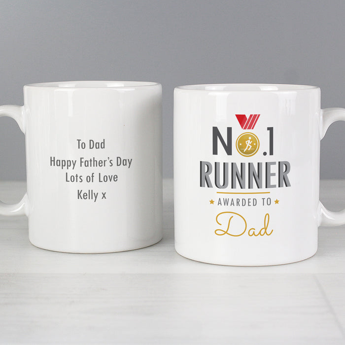 Personalised No.1 Runner Mug - The Gift Cabin UK