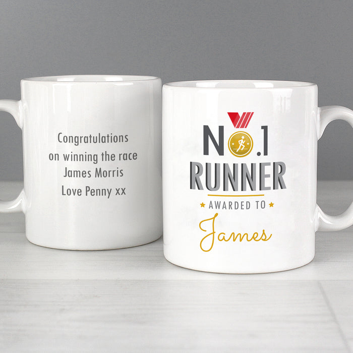 Personalised No.1 Runner Mug - The Gift Cabin UK