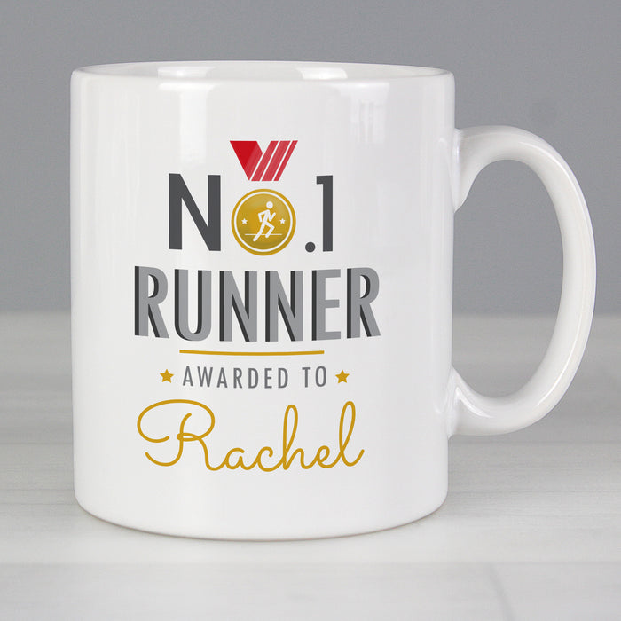 Personalised No.1 Runner Mug - The Gift Cabin UK