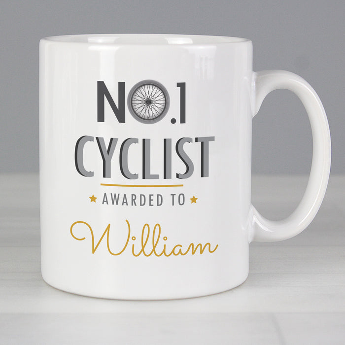 Personalised No.1 Cyclist Mug - The Gift Cabin UK