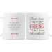 Personalised 'No Better Friend Than Grandad' Mug - The Gift Cabin UK