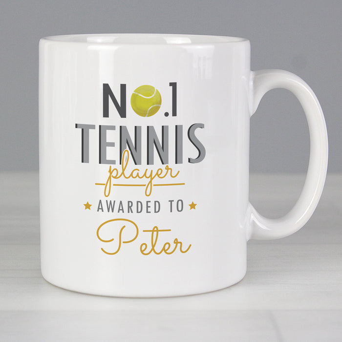 Personalised No.1 Tennis Player Mug - The Gift Cabin UK