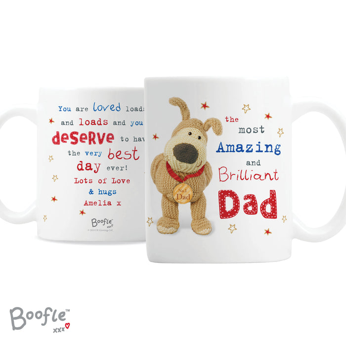 Personalised Boofle Medal Mug - The Gift Cabin UK