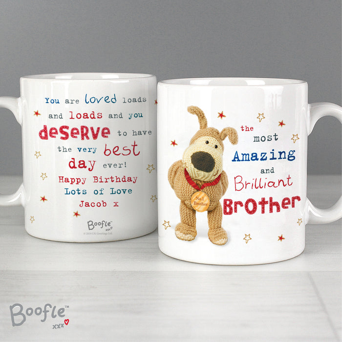 Personalised Boofle Medal Mug - The Gift Cabin UK