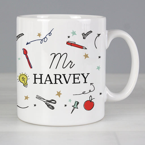 Personalised School Teachers Mug - The Gift Cabin UK