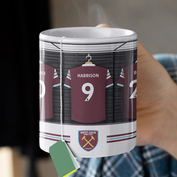 West Ham United Football Club Dressing Room Mug - The Gift Cabin UK