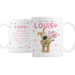 Personalised Boofle Birthday Flowers Mug - The Gift Cabin UK