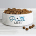 Personalised Prince 14cm Medium Ceramic White Pet Bowl - The Gift Cabin UK