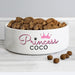 Personalised Princess 14cm Medium Ceramic White Pet Bowl - The Gift Cabin UK