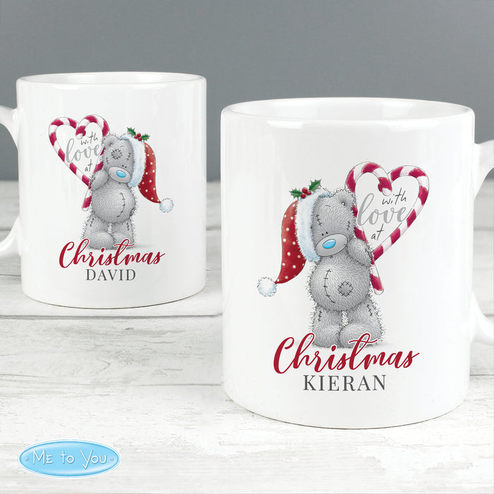 Personalised Me To You 'With Love At Christmas' Couples Mug Set - The Gift Cabin UK