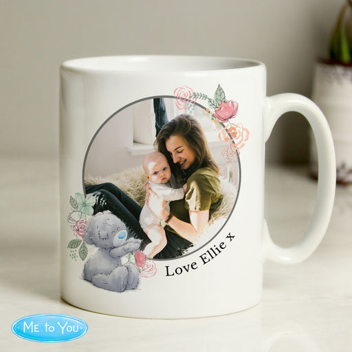 Personalised Me To You Floral Photo Upload Mug - The Gift Cabin UK