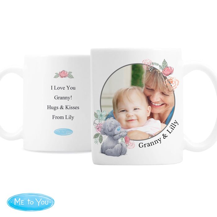 Personalised Me To You Floral Photo Upload Mug - The Gift Cabin UK