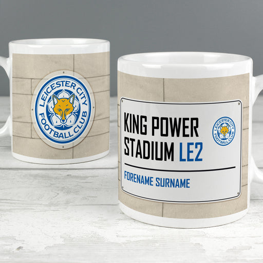 Leicester City FC Street Sign Mug - The Gift Cabin UK