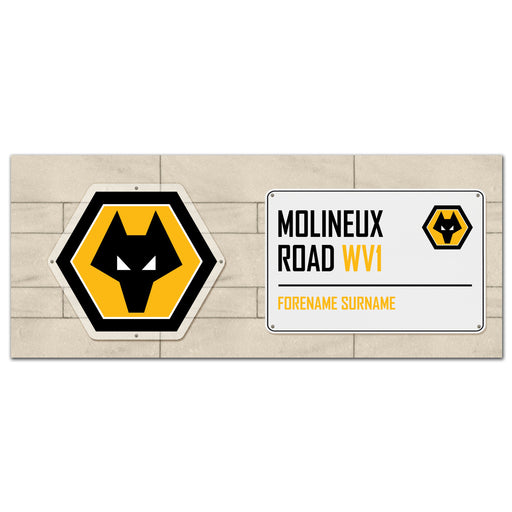 Wolves Street Sign Mug - The Gift Cabin UK