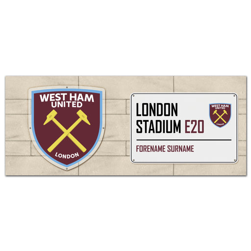 West Ham United FC Street Sign Mug - The Gift Cabin UK