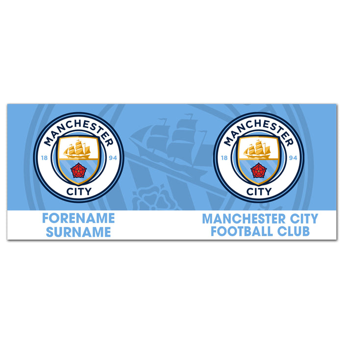 Manchester City FC Bold Crest Mug - The Gift Cabin UK