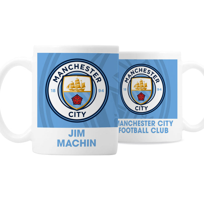 Manchester City FC Bold Crest Mug - The Gift Cabin UK