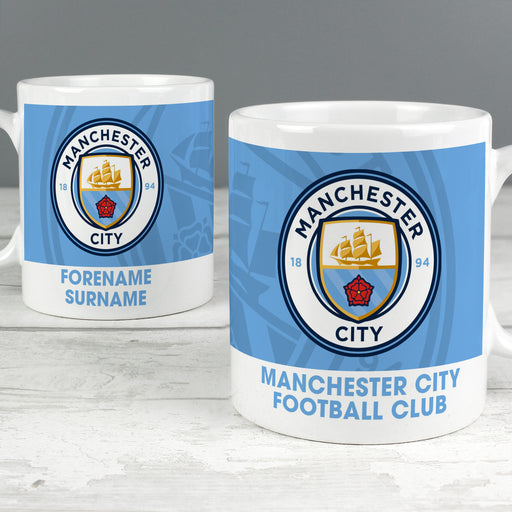 Manchester City FC Bold Crest Mug - The Gift Cabin UK