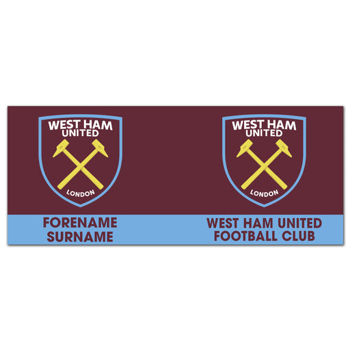 West Ham United FC Bold Crest Mug - The Gift Cabin UK