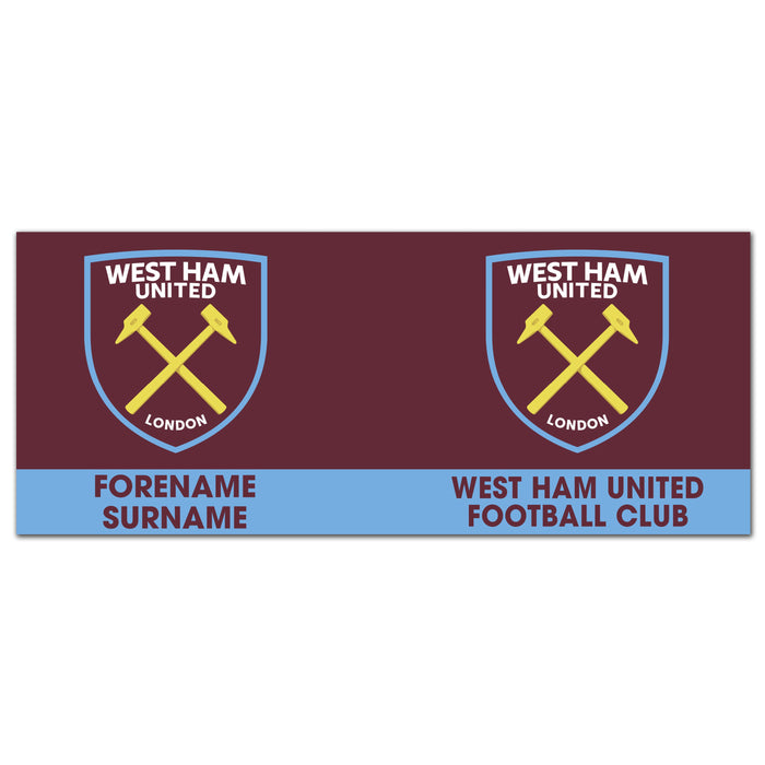 West Ham United FC Bold Crest Mug - The Gift Cabin UK