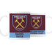 West Ham United FC Bold Crest Mug - The Gift Cabin UK