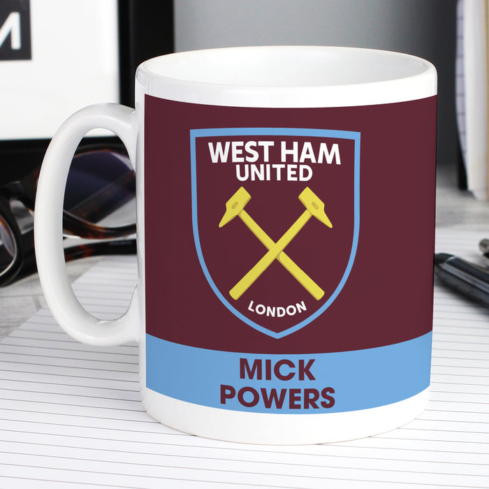 West Ham United FC Bold Crest Mug - The Gift Cabin UK