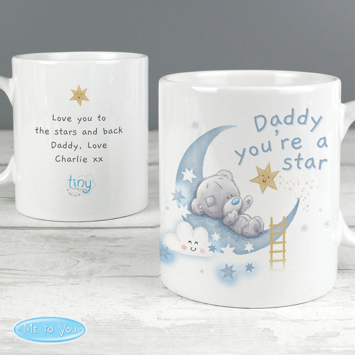 Personalised Tiny Tatty Teddy Daddy You're A Star Mug - The Gift Cabin UK