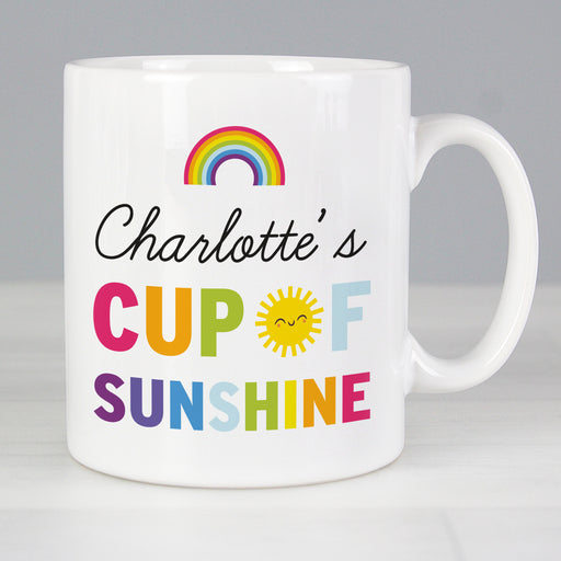 Personalised Rainbow Cup of Sunshine Mug - The Gift Cabin UK