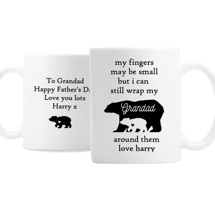 Personalised My Fingers May Be Small Bears Mug - The Gift Cabin UK