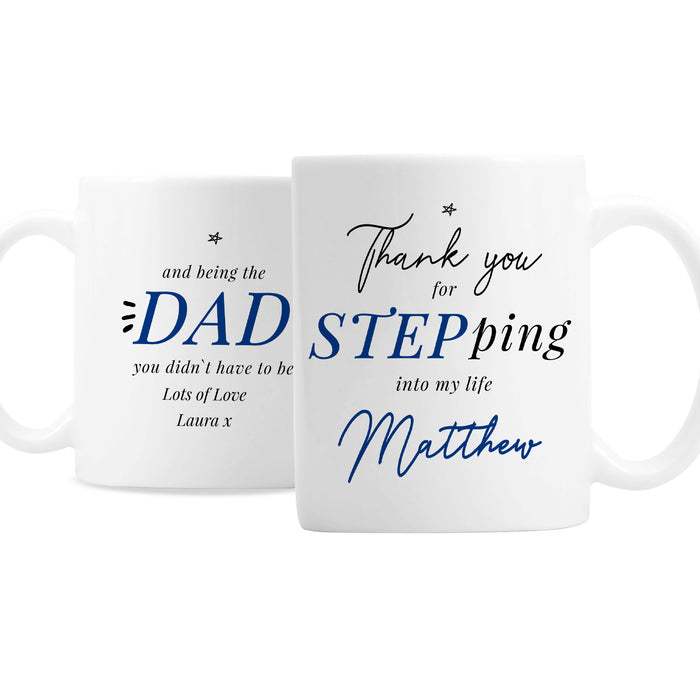 Personalised Step Dad Mug - The Gift Cabin UK