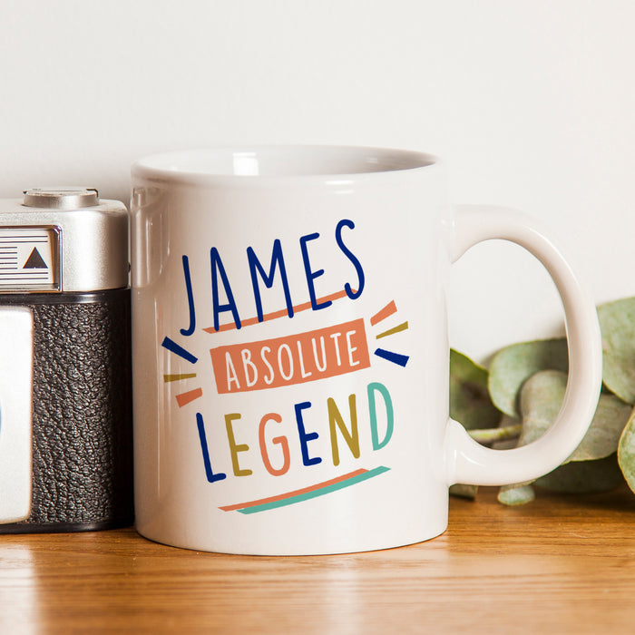 Personalised Absolute Legend Mug - The Gift Cabin UK