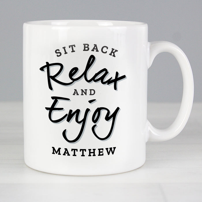 Personalised Sit Back & Relax Mug - The Gift Cabin UK