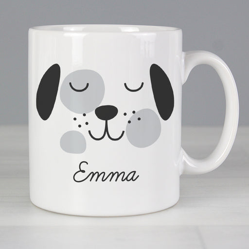 Personalised Cute Dog Face Mug - The Gift Cabin UK