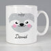 Personalised Cute Sloth Face Mug - The Gift Cabin UK