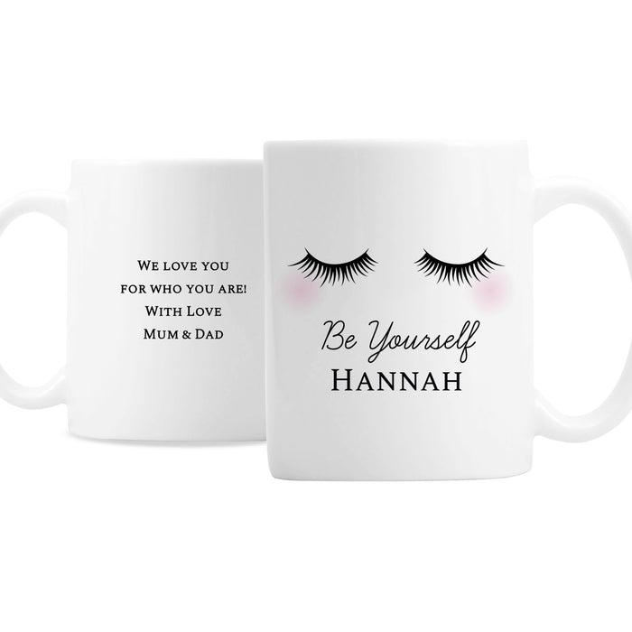 Personalised Eyelashes Mug - The Gift Cabin UK