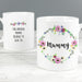 Personalised Floral Mug - The Gift Cabin UK