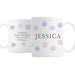 Personalised Pink Spot Mug - The Gift Cabin UK