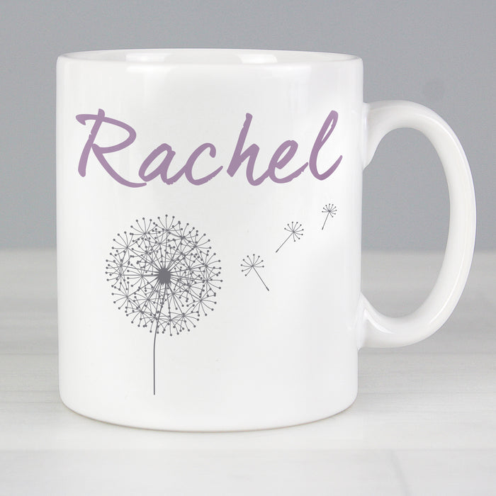 Personalised Dandelion Mug - The Gift Cabin UK