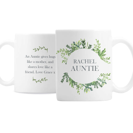 Personalised Botanical Mug - The Gift Cabin UK