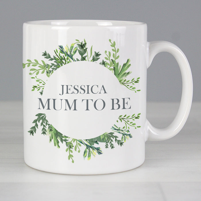 Personalised Botanical Mug - The Gift Cabin UK