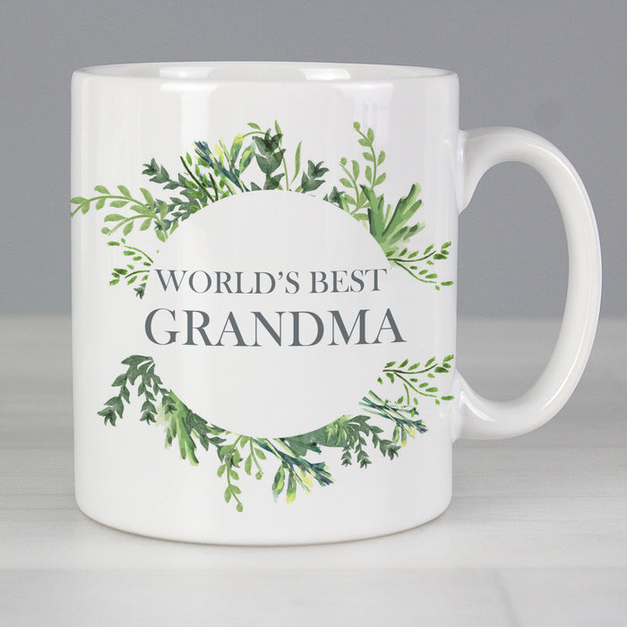 Personalised Botanical Mug - The Gift Cabin UK