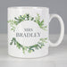 Personalised Botanical Mug - The Gift Cabin UK