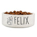 Personalised Scribble Cat 14cm Medium Pet Bowl - The Gift Cabin UK