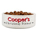 Personalised Christmas Dinner 14cm Medium Pet Bowl - The Gift Cabin UK